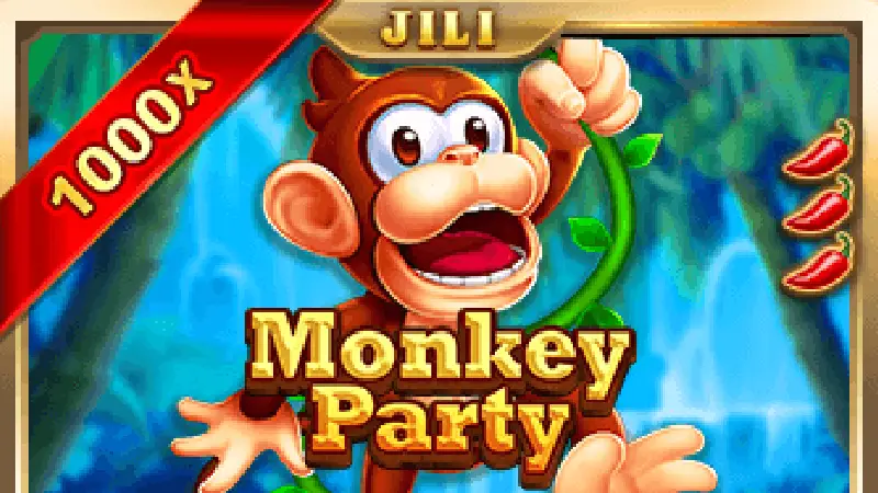 เกมสล็อตปาร์ตี้ลิง Monkey Party ฟีเจอร์ล้ำไม่ซ้ำใคร ฟันโบนัสรับโชคหลายต่อ