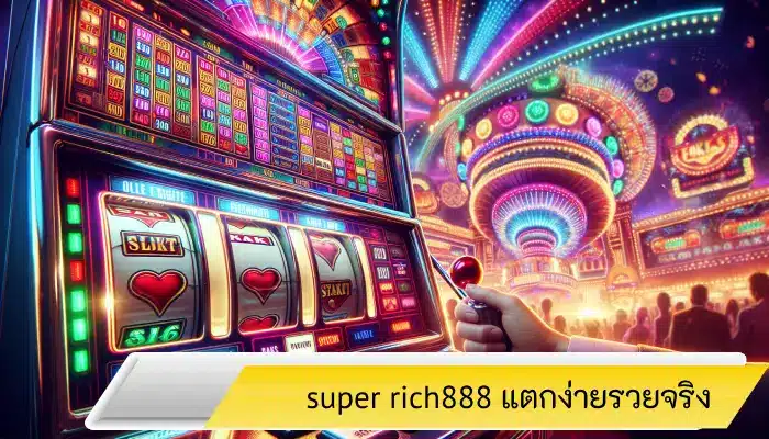 มีนาแล้วมีเงินยัง super rich888 แตกง่ายรวยจริง