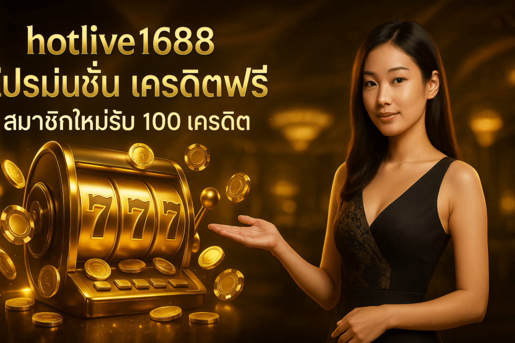 hotlive1688 โปรโมชั่น เครดิตฟรี